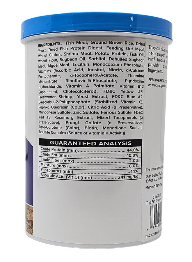 Top Fin Tropical Fish Food Flakes Color Enhancing, 7.06oz - Image 3